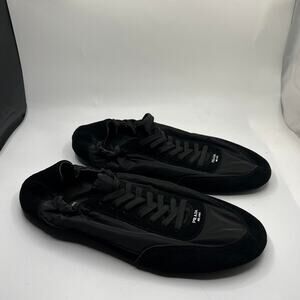 Prada collapse re nylon suede sneakers